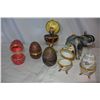 Image 2 : COLLECTIBLE RUSSIAN STYLE EGG DRESSER BOXES AND ELEPHANT