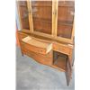 Image 2 : FRUITWOOD 2-PIECE CHINA CABINET