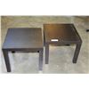Image 1 : PAIR OF MODERN ENDTABLES