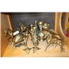 Image 1 : BRASS FIGURES AND VASES