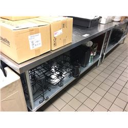 6' STAINLESS STEEL PREP COUNTER