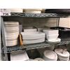 Image 2 : DOUBLE SHELF LOT OF ASSORTED SIDE PLATES, SERVING PLATES AND MORE