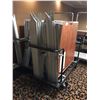 Image 2 : CAM-LAM PORTABLE LAMINATE DANCE FLOOR, INCLUDES 15 4' X 4' SECTIONS, CART, AND TRIM