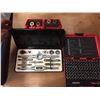 Image 2 : LOT OF 12 PIECE TAP AND DIE SET + MIBRO TAP AND DIE SET + BOX OF SCREWDRIVER BITS