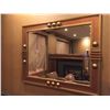 Image 2 : LOT OF 4 FLOOR LAMPS + 2 LARGE WALL MIRRORS (LOBBY) + LOBBY CURTAINS