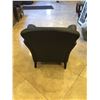 Image 2 : BLACK LEATHER LOUNGE CHAIR