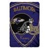 Image 1 : BALTIMORE RAVENS 40X60 FLEECE THROW