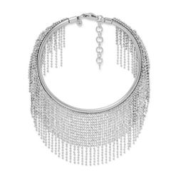 Flex Cuff with Dangling Beaded Strands