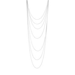 Long Graduated 7 Strand Necklace