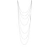 Image 1 : Long Graduated 7 Strand Necklace