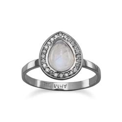 Halo Ring With Gray Diamonds