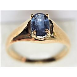 #32-10K YELLOW GOLD SAPPHIRE(1.91CT)SOLITAIRE RING
