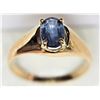 Image 1 : #32-10K YELLOW GOLD SAPPHIRE(1.91CT)SOLITAIRE RING