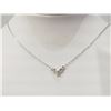 Image 2 : #36-10K WHITE GOLD DIAMOND(0.71CT) NECKLACE