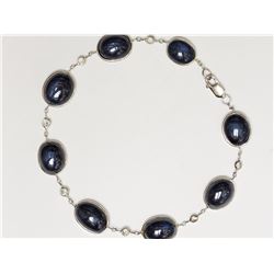 #39-14K WHITE GOLD STAR SAPPHIRE(31.30CT) AND