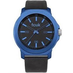 #28-FRENCH CONNECTION BLACK LEATHER STRAP