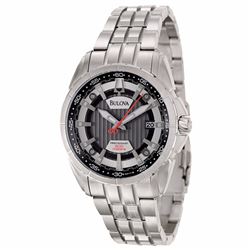 #35-BULOVA PRECISIONIST STAINLESS STEEL SILVER