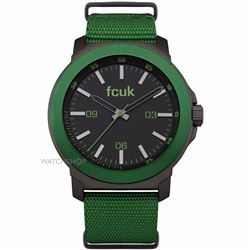 #36-FRENCH CONNECTION GREEN NYLON STRAP