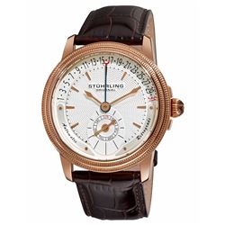 #38-STUHRLING ORIGINAL BROWN LEATHER, WHITE