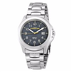 #47-TIMEX EXPEDITION STAINLESS STEEL SILVER