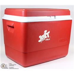 JOLT COLA BRANDED RUBBERMAID 40 QUART COOLER