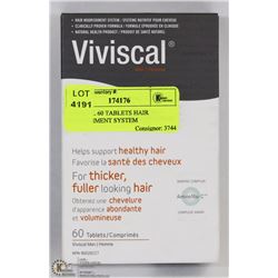 VIVISCAL 60 TABLETS HAIR NOURISHMENT SYSTEM