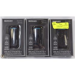 FLAT OF 3 REACTIVATET PORTABLE BATTERY PACKS FOR