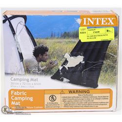 CAMPING AIR MATTRESS WITH BUILT IN PILLOW