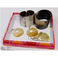 JEWELLERY MADE OF HORN