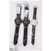Image 1 : LOT OF 3 NEW MENS ASSORTED WATCHES