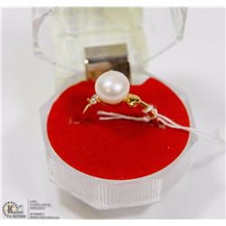 #48-FRESH WATER RING & CZ RING