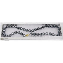 #138-SEA SHELL PEARL NECKLACE 18"