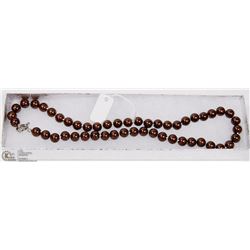 #137-SEA SHELL PEARL NECKLACE 18"