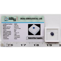 #78-NATURAL BLUE SAPPHIRE 2.35CT