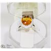Image 1 : #24-GOLDEN CITRINE GEMSTONE RING