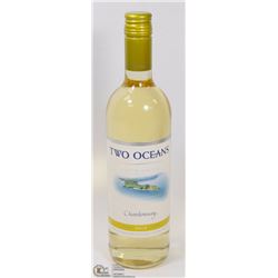 TWO OCEANS SOUTH AFRICA CHARDONNAY WHITE WINE