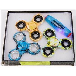 LOT OF 3 NEW HAND SPINNERS SOLD WITH ROLLOVER