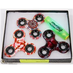 LOT OF 3 NEW HAND SPINNERS SOLD WITH ROLLOVER