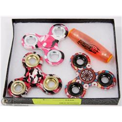 LOT OF 3 NEW HAND SPINNERS SOLD WITH ROLLOVER