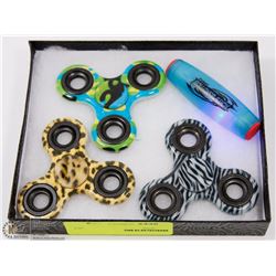 LOT OF 3 NEW HAND SPINNERS SOLD WITH ROLLOVER