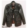 Image 1 : 14) LARGE SIZE LADIES BLACK DANIER LEATHER JACKET