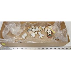 FLAT OF MINIATURE COLLECTIBLE FIGURINES