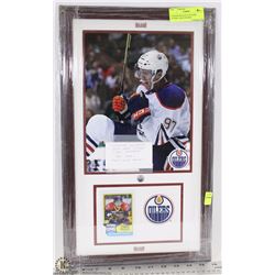 CONNOR MCDAVID 2014 ERIE OTTERS CARD FRAMED