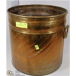 LARGE BRASS PLANT POT