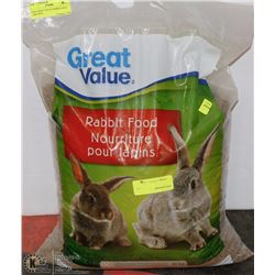 NEW GREAT VALUE RABBIT FOOD ,10KG BAG