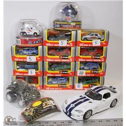 LOT OF ASSORTED REMOTE CONTROL CARS, TOYS, DIE