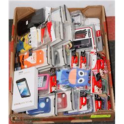 LOT OF 40 PLUS CELL PHONE CASES & PROTECTORS