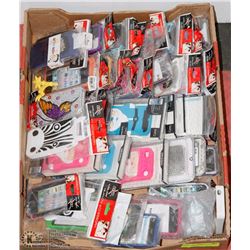 LOT OF 40 PLUS CELL PHONE CASES & PROTECTORS