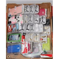 LOT OF 40 PLUS CELL PHONE CASES & PROTECTORS