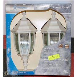 2 PACK OF WESTINGHOUSE WALL LANTERNS